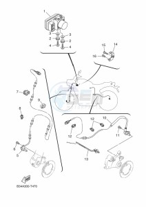 XSR700 MTM690 (BU32) drawing ELECTRICAL 3