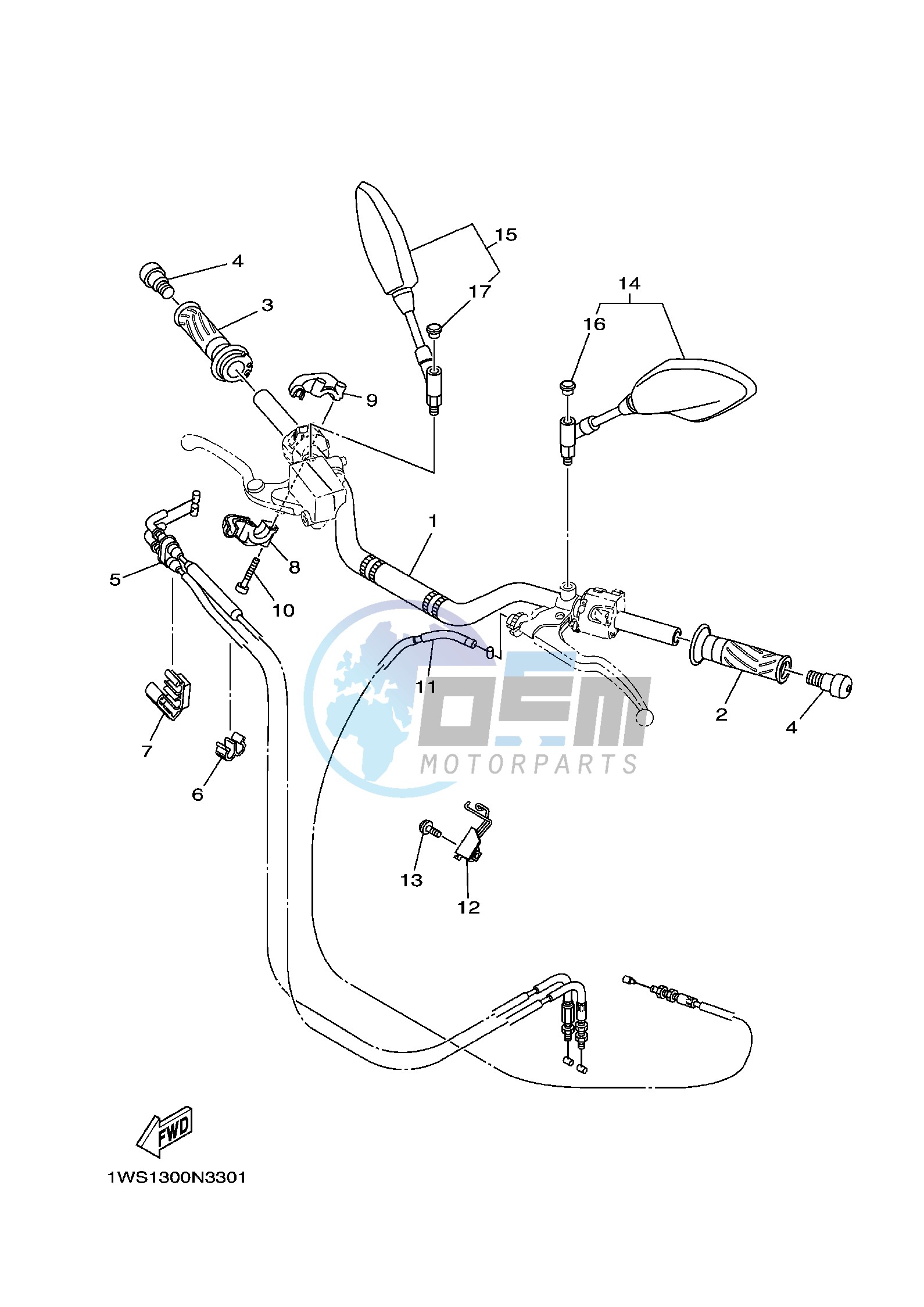 STEERING HANDLE & CABLE