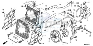 TRX420TMD TRX420 Europe Direct - (ED) drawing RADIATOR