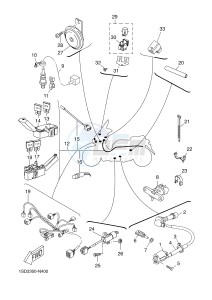YPR400RA XMAX 400 ABS EVOLIS 400 ABS (1SD6 1SD6 1SD6 1SD6) drawing ELECTRICAL 2