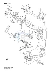 VL800 (E2) VOLUSIA drawing GEAR SHIFTING (MODEL K5)