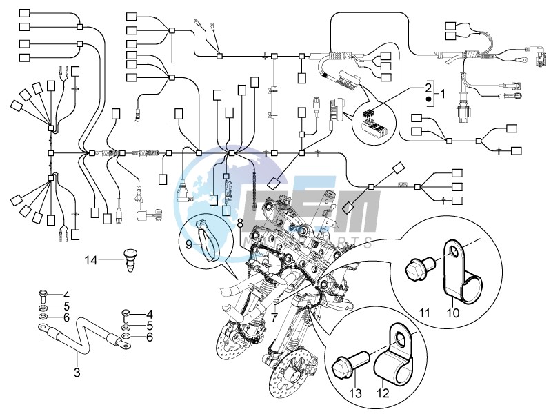 Main cable harness