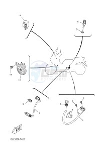 YP125RA EVOLIS 125 ABS (BL22 BL22) drawing ELECTRICAL 2