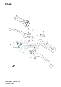 GSX1300R (E3-E28) Hayabusa drawing HANDLE LEVER