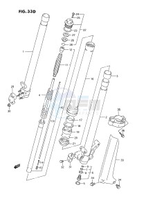 RMX250 (E3) drawing FRONT DAMPER (MODEL P R S)