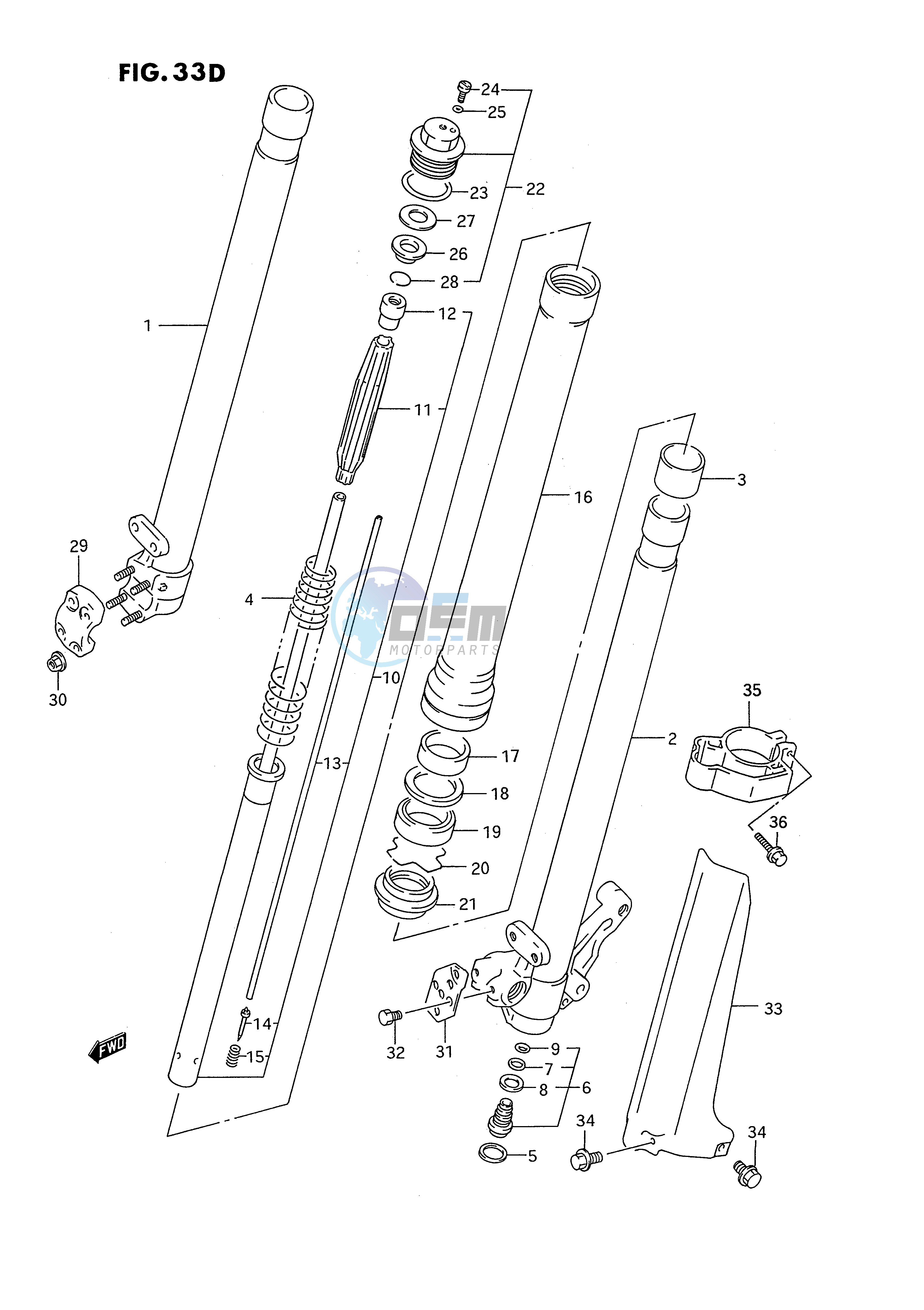 FRONT DAMPER (MODEL P R S)