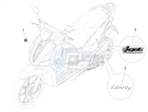 LIBERTY 50 IGET 4T 3V E4-2020 (APAC) drawing Plates - Emblems