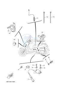 VP250 X-CITY (5B2C 5B2C 5B2C) drawing ELECTRICAL 2