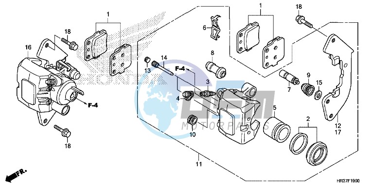 FRONT BRAKE CALIPER