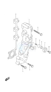 DF 30A drawing Exhaust Manifold