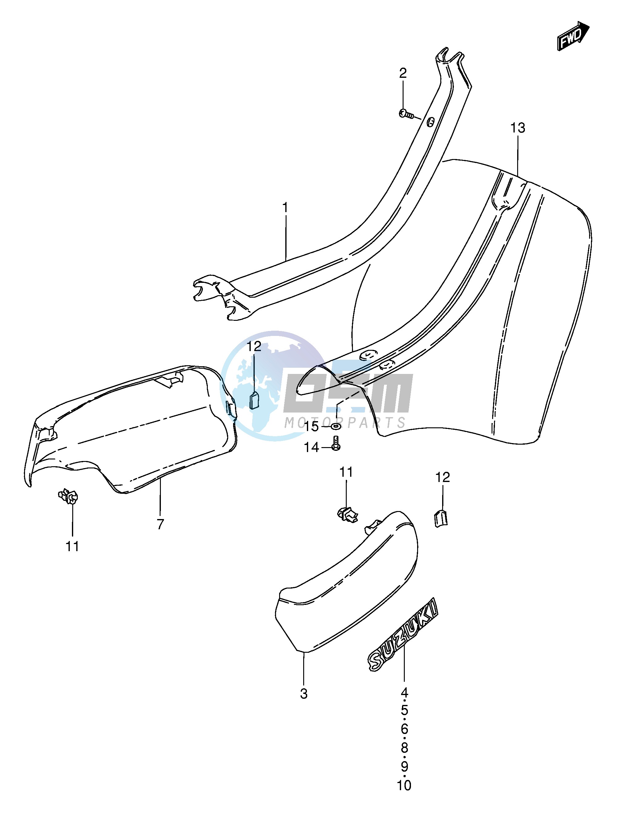 FRAME COVER (MODEL X Z G)