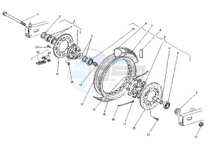 GRAND CANYON 900 drawing REAR WHEEL