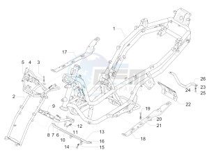 MP3 500 SPORT BUSINESS ABS E3-E4 (NAFTA)2 drawing Frame/bodywork