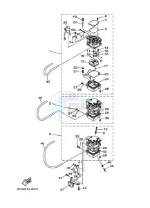 F40BETL drawing CARBURETOR