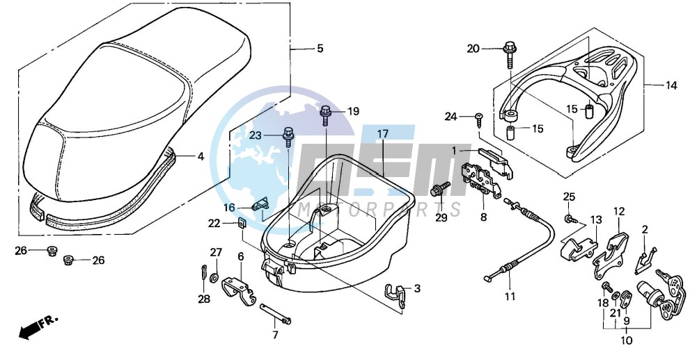 SEAT/LUGGAGE BOX