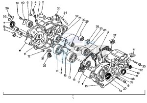 MITO EVOL.125 drawing CRANKCASE