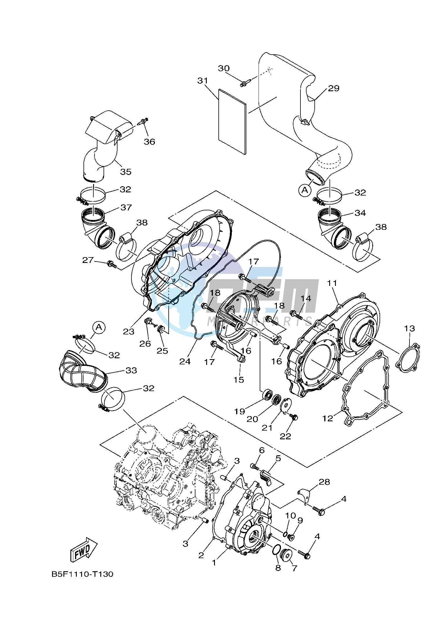 CRANKCASE COVER 1