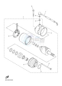 XJ6S 600 DIVERSION (S-TYPE) (36CC 36CE) drawing STARTING MOTOR