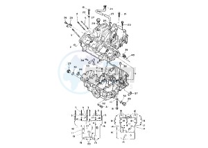 FZR 1000 drawing CRANKCASE