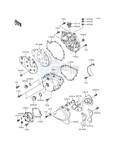 EN 500 C [VULCAN 500 LTD] (C1-C5) [VULCAN 500 LTD] drawing ENGINE COVER-- S- -