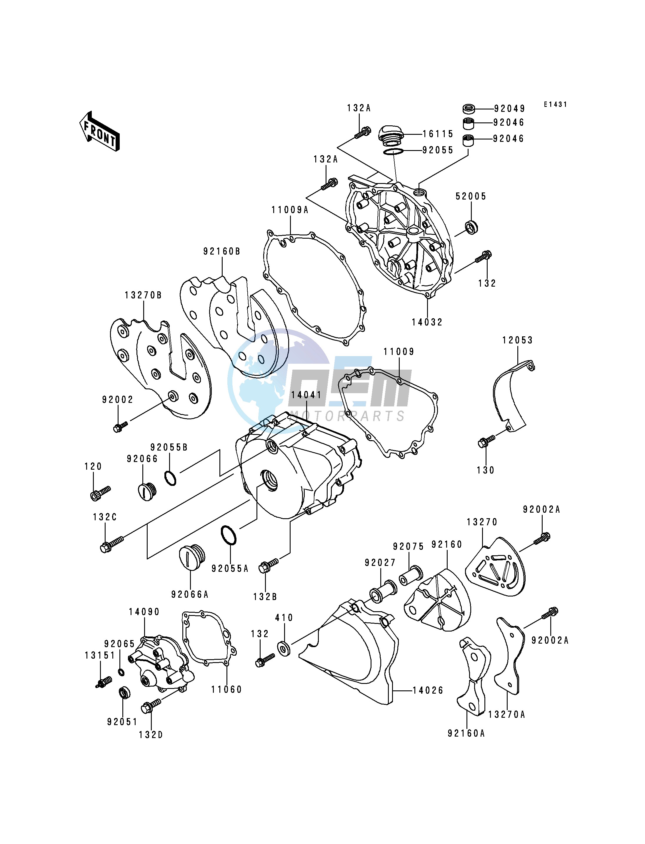 ENGINE COVER-- S- -