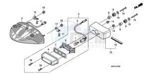 CB600F3A Europe Direct - (ED / ST) drawing TAILLIGHT