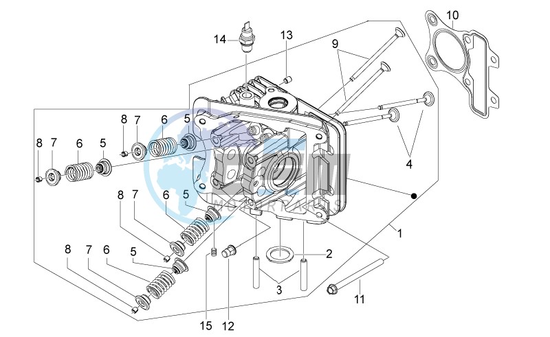 Cylinder head - valves