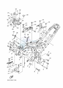 MT-07 ABS MTN690-U (B8M2) drawing FRAME