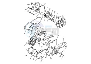 YP MAJESTY 150 drawing CRANKCASE COVER