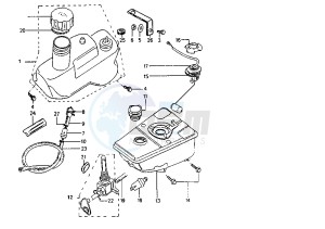 ZENITH L - 50 cc drawing FUEL TANK MY94-95