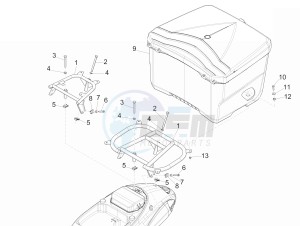 Liberty 50 4t Delivery Single disc drawing Rear luggage rack