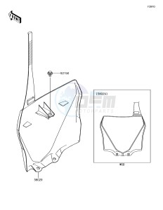 KX85-II KX85DHF EU drawing Accessory