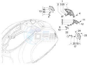 Granturismo 200 L UK drawing Tail light - Turn signal lamps