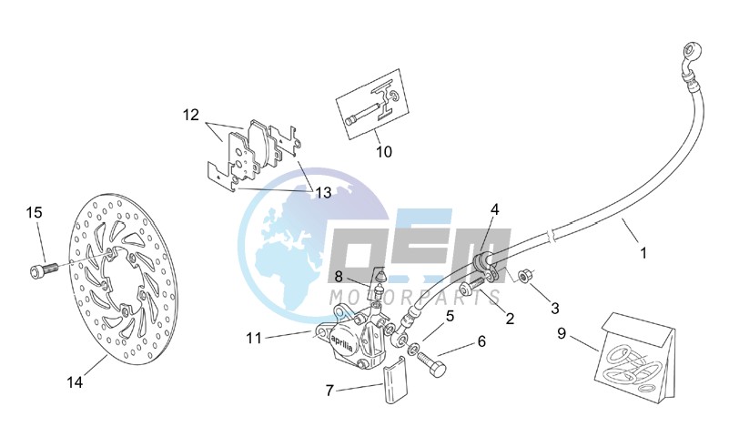 Front brake caliper