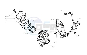 Ark LC Orange-Matt Black 50 drawing Oil pump - Carburettor