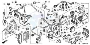 TRX420FPM9 U / 4WD drawing WIRE HARNESS