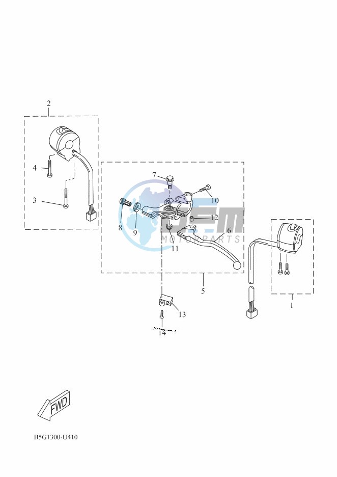 HANDLE SWITCH & LEVER