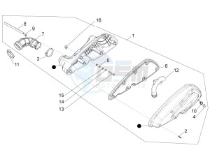 Beverly 350 4t 4v ie e3 ( USA - ca ) USA_CAL drawing Air filter