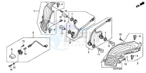 FES1259 France - (F / CMF 2F) drawing REAR COMBINATION LIGHT