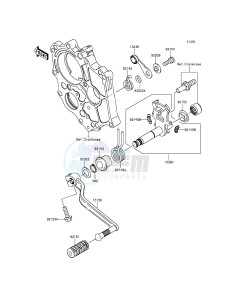 ER-6F EX650EDS XX (EU ME A(FRICA) drawing Gear Change Mechanism