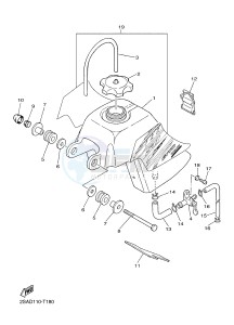 PW50 (2SAE) drawing FUEL TANK