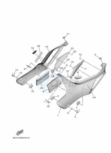 XSR900 MTM890 (BEA1) drawing SIDE COVER