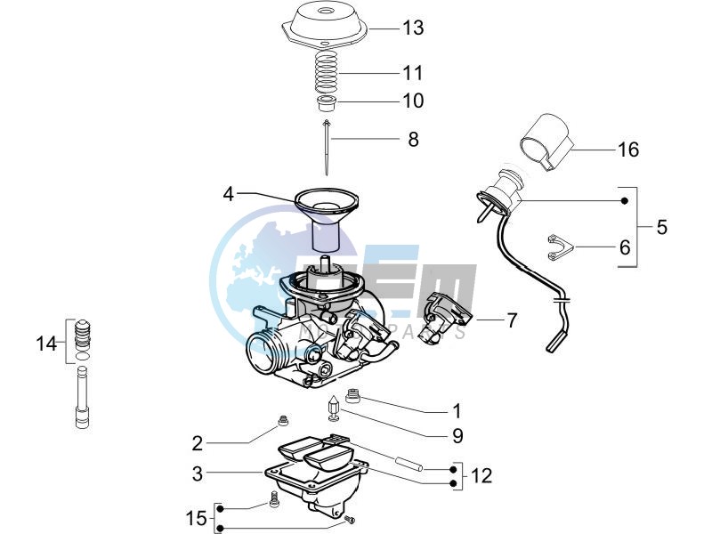 Carburetors components