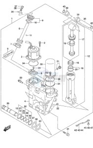 DF 300B drawing Trim Cylinder