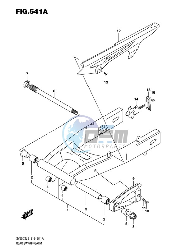 REAR SWINGINGARM