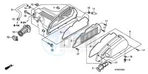 SH300AR9 Europe Direct - (ED / ABS) drawing AIR CLEANER