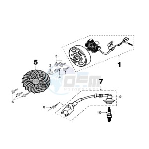 VIVA 3 L 50 2T drawing IGNITION PART