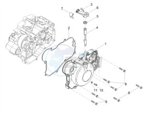 SX 50 E4 (EMEA) drawing Clutch cover