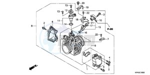 TRX420TMB TRX420 ED drawing THROTTLE BODY