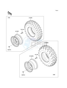 KRF 750 F [TERYX 750 4X4 NRA OUTDOORS] (F8F) F8F drawing WHEELS_TIRES